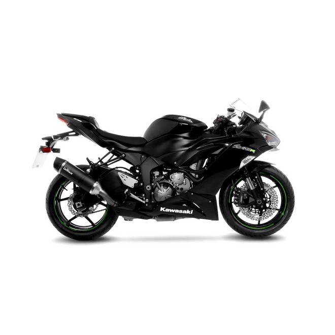 Silencieux LeoVince LV One Evo Carbone Kawasaki Ninja ZX-6R (2019-2026) | Réf. 14307E