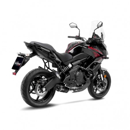 Ligne complète LeoVince LV One Evo Black Edition Kawasaki Versys 650 (2021-2026) | Réf. 14379EBKN