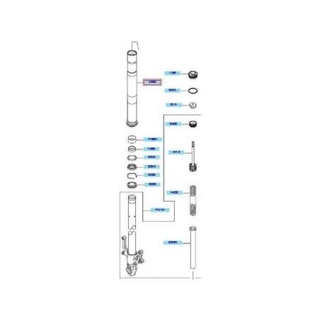 PIPE-FORK OUTER A.BLACK