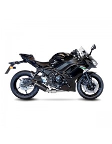 Ligne complète LeoVince LV One Evo Carbone Kawasaki Ninja 650 (2017-2020) | Réf. 14182EK