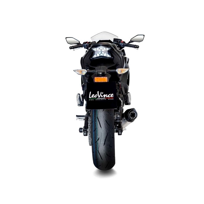 Ligne complète LeoVince LV One Evo Inox Kawasaki Ninja 650 (2017-2020) | Réf. 14181EK