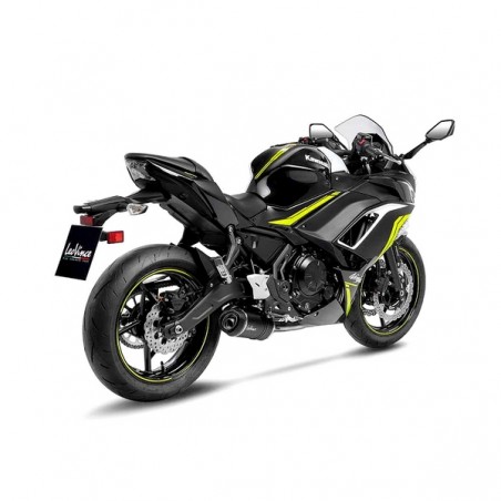 Ligne complète LeoVince LV One Evo Carbone Kawasaki Ninja 650 (2021-2024) | Réf. 14380EKN