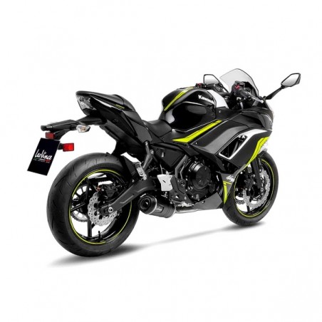 Ligne complète LeoVince LV One Evo Black Edition Kawasaki Ninja 650 (2021-2026) | Réf. 14379EBKN