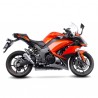 Paire de silencieux LeoVince LV-10 Inox Kawasaki Z1000SX (2017-2019) | Réf. 15209