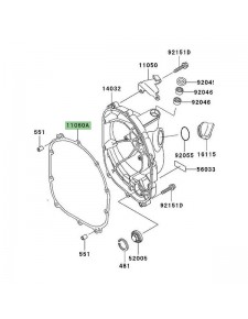 Joint de carter d'embrayage Kawasaki 110601855 | Moto Shop 35