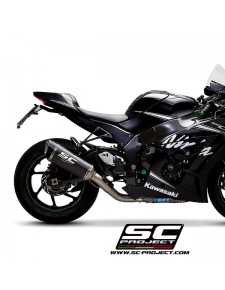 Silencieux SC Project SC1-R "décata" Carbone Kawasaki Ninja ZX-10R (2016-2020) | Réf. K22A-DET91C