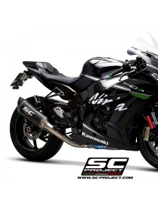 Silencieux SC Project SC1-R "décata" Carbone Kawasaki Ninja ZX-10R (2016-2020) | Réf. K22A-DET91C