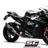 Silencieux SC Project SC1-R "décata" Carbone Kawasaki Ninja ZX-10R (2016-2020) | Réf. K22A-DET91C