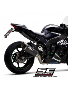 Silencieux SC Project SC1-R "décata" Carbone Kawasaki Ninja ZX-10R (2016-2020) | Réf. K22A-DET91C