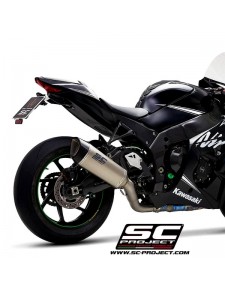 Silencieux SC Project SC1-R "décata" Titane Kawasaki Ninja ZX-10R (2016-2020) | Réf. K22A-DET91T