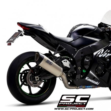 Silencieux SC Project SC1-R "décata" Titane Kawasaki Ninja ZX-10R (2016-2020) | Réf. K22A-DET91T