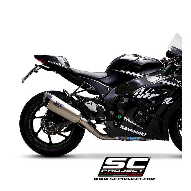 Silencieux SC Project SC1-R "décata" Titane Kawasaki Ninja ZX-10R (2016-2020) | Réf. K22A-DET91T