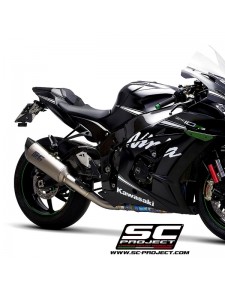 Silencieux SC Project SC1-R "décata" Titane Kawasaki Ninja ZX-10R (2016-2020) | Réf. K22A-DET91T