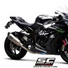 Silencieux SC Project SC1-R "décata" Titane Kawasaki Ninja ZX-10R (2016-2020) | Réf. K22A-DET91T