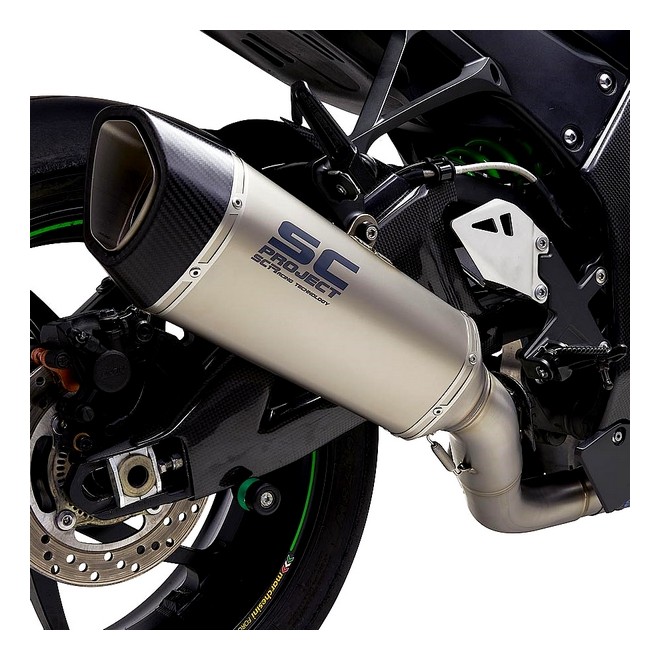 Silencieux SC Project SC1-R "décata" Titane Kawasaki Ninja ZX-10R (2016-2020) | Réf. K22A-DET91T