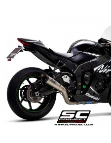 Silencieux SC Project S1 "décata" Titane Kawasaki Ninja ZX-10R (2016-2020) | Réf. K22A-DET41T