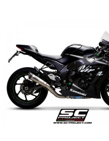 Silencieux SC Project S1 "décata" Titane Kawasaki Ninja ZX-10R (2016-2020) | Réf. K22A-DET41T