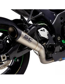 Silencieux SC Project S1 "décata" Titane Kawasaki Ninja ZX-10R (2016-2020) | Réf. K22A-DET41T