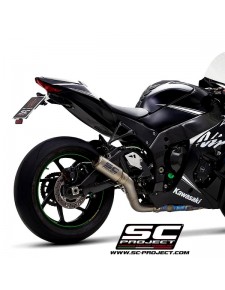 Silencieux SC Project CR-T "décata" Titane Kawasaki Ninja ZX-10R (2016-2020) | Réf. K22A-DET36T