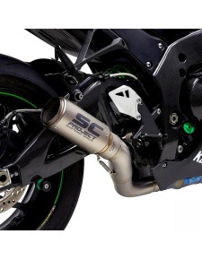 Silencieux SC Project CR-T "décata" Titane Kawasaki Ninja ZX-10R (2016-2020) | Réf. K22A-DET36T