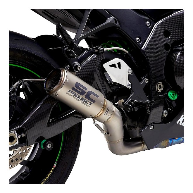 Silencieux SC Project CR-T "décata" Titane Kawasaki Ninja ZX-10R (2016-2020) | Réf. K22A-DET36T