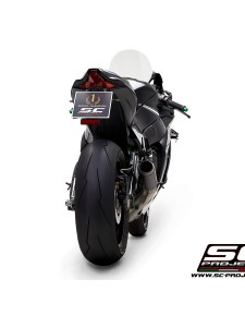 Silencieux SC Project CR-T "décata" Carbone Kawasaki Ninja ZX-10R (2016-2020) | Réf. K22A-DET36C