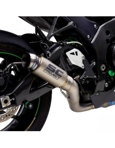 Silencieux SC Project GP70-R "décata" Titane Kawasaki Ninja ZX-10R (2016-2020) | Réf. K22A-DET70T