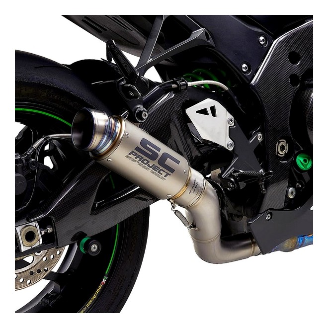Silencieux SC Project GP70-R "décata" Titane Kawasaki Ninja ZX-10R (2016-2020) | Réf. K22A-DET70T