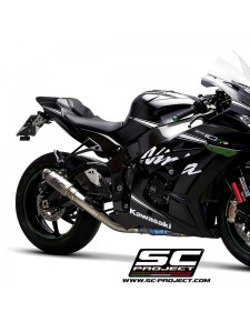 Silencieux SC Project GP70-R "décata" Titane Kawasaki Ninja ZX-10R (2016-2020) | Réf. K22A-DET70T