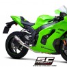 Silencieux SC Project CR-T "décata" Carbone Kawasaki Ninja ZX-10R (2021-2024) | Réf. K38A-DET36C