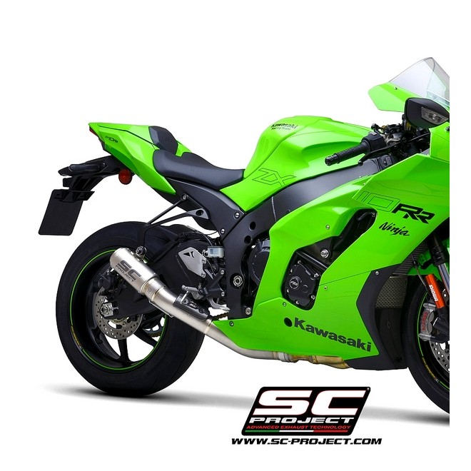 Silencieux SC Project CR-T "décata" Titane Kawasaki Ninja ZX-10R (2021-2024) | Réf. K38A-DET36T
