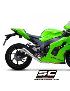 Silencieux SC Project CR-T "décata" Titane Kawasaki Ninja ZX-10R (2021-2024) | Réf. K38A-DET36T