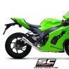 Silencieux SC Project CR-T "décata" Titane Kawasaki Ninja ZX-10R (2021-2024) | Réf. K38A-DET36T