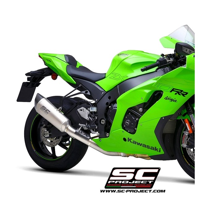 Silencieux SC Project SC1-R "décata" Titane Kawasaki Ninja ZX-10R (2021-2024) | Réf. K38A-DET91T