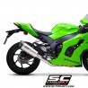 Silencieux SC Project SC1-R "décata" Titane Kawasaki Ninja ZX-10R (2021-2024) | Réf. K38A-DET91T