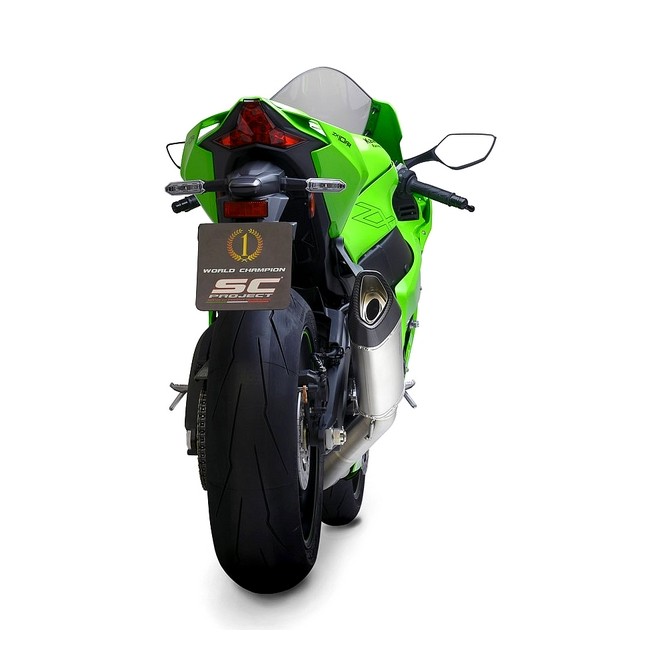 Silencieux SC Project SC1-R "décata" Titane Kawasaki Ninja ZX-10R (2021-2024) | Réf. K38A-DET91T