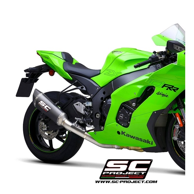 Silencieux SC Project SC1-R "décata" Carbone Kawasaki Ninja ZX-10R (2021-2024) | Réf. K38A-DET91C