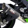 Silencieux SC Project SC1-R "décata" Carbone Kawasaki Ninja ZX-10R (2021-2024) | Réf. K38A-DET91C