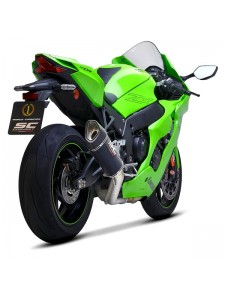 Silencieux SC Project SC1-R "décata" Carbone Kawasaki Ninja ZX-10R (2021-2024) | Réf. K38A-DET91C