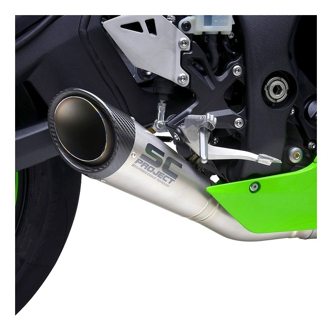 Silencieux SC Project S1 "décata" Titane Kawasaki Ninja ZX-10R (2021-2024) | Réf. K38A-DET41T
