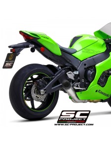 Silencieux SC Project S1 "décata" Titane Kawasaki Ninja ZX-10R (2021-2024) | Réf. K38A-DET41T