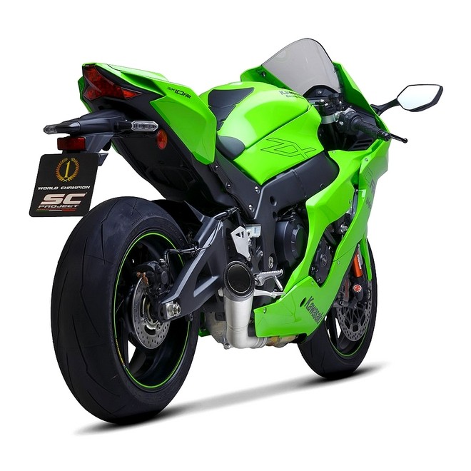 Silencieux SC Project S1 "décata" Titane Kawasaki Ninja ZX-10R (2021-2024) | Réf. K38A-DET41T
