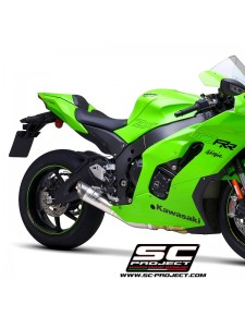 Silencieux SC Project S1 "décata" Titane Kawasaki Ninja ZX-10R (2021-2024) | Réf. K38A-DET41T