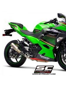 Silencieux SC Project CR-T Titane Kawasaki Ninja 400 (2018-2020) | Réf. K31B-38T