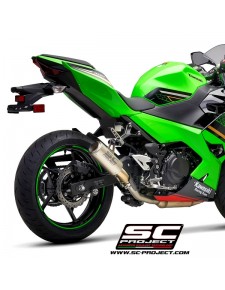 Silencieux SC Project CR-T Titane Kawasaki Ninja 400 (2018-2020) | Réf. K31B-38T