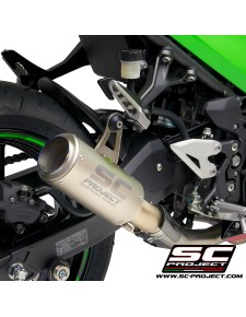 Silencieux SC Project CR-T Titane Kawasaki Ninja 400 (2018-2020) | Réf. K31B-38T