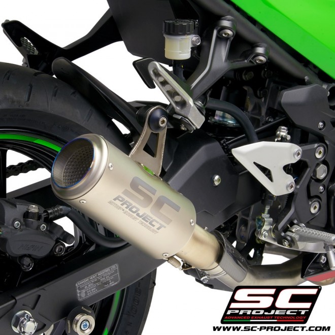 Silencieux SC Project CR-T Titane Kawasaki Ninja 400 (2018-2020) | Réf. K31B-38T