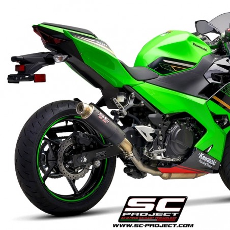 Silencieux SC Project GP-M2 Carbone Kawasaki Ninja 400 (2018-2020) | Réf. K31B-18C