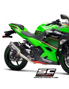 Ligne complète SC Project SC1-M Carbone Kawasaki Ninja 400 (2018-2020) | Réf. K31B-C115C