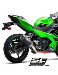 Ligne complète SC Project SC1-M Carbone Kawasaki Ninja 400 (2018-2020) | Réf. K31B-C115C